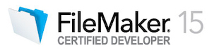 FileMaker 15 Certified Developer logo
