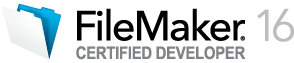 FileMaker 16 Certified Developer logo